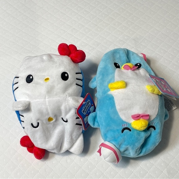 Tee Turtle Reversible Hello Kitty Tuxedo Sam Plushies Lot of 2 - Picture 4 of 10